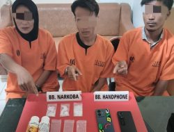 17 Gram Sabu Diamankan, Polisi Ringkus 3 Pengedar Sat Hendak Ambil Paket Sabu di Kantor Pos Air Tiris