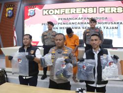 Polda Riau Ringkus Pria Pengancam Viral di Medsos dalam Waktu Kurang dari 24 Jam
