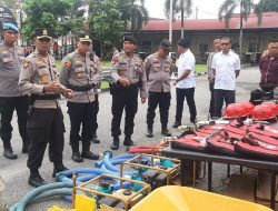 Siaga Tinggi Karhutla Riau, Polres Kampar Cek Peralatan Tempur dan Kesiapan Personel