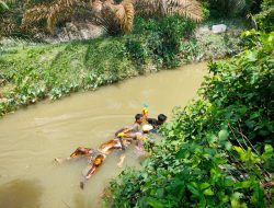 Geger! Mayat Tanpa Identitas Ditemukan Mengapung di Sungai Tibun Kampar