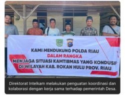 Dit Intelkam Polda Riau Gelar Sosialisasi Kamtibmas, Perkuat Kerukunan Umat Beragama di Rokan Hulu